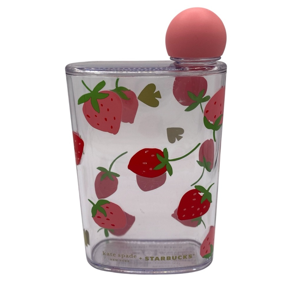 Kate Spade x Starbucks Strawberry Water Tumbler Container China